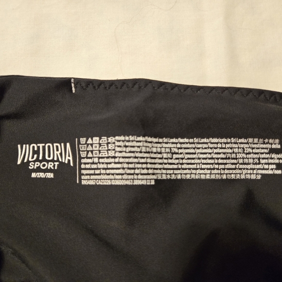 Victoria's Secret Sport Black Leggings With Stars Size M - Picture 3 of 4